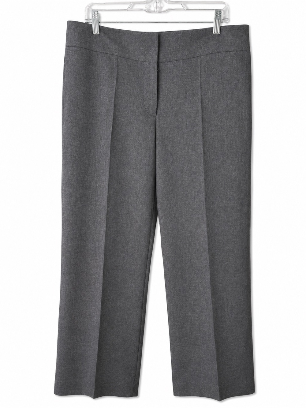 Giorgio Armani Dark Blue Gray Straight-Leg Dress Trousers